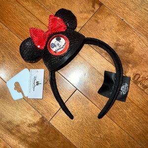 Disney Parks Exclusive Mickey Mouse Club Hat Minnie Bow Headband